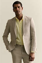 Regular Fit Belgian Linen Blazer