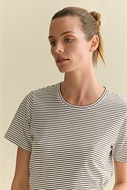 Australian Cotton Fine Stripe T-shirt