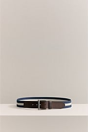 Striped Webbing Belt