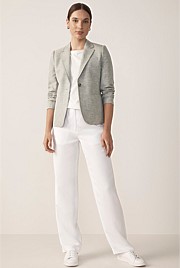 Cotton Linen Twill Blazer