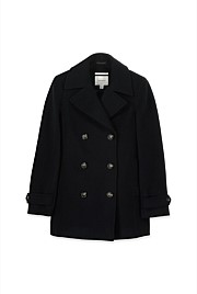 Recycled Wool Peacoat