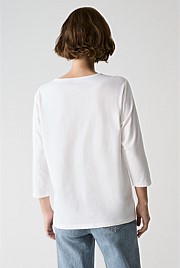 Organically Grown Cotton 3/4 Sleeve T-Shirt