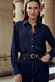 Denim Pocket Detail Shirt