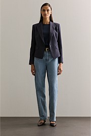 Single Breasted Cropped Blazer