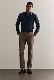 Tailored Fit Poplin Smart Shirt