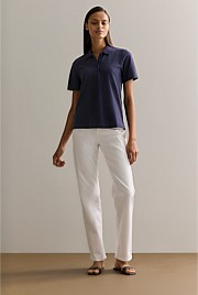 Australian Cotton Pique Classic Monogram Polo