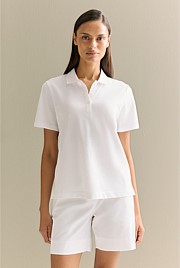 Australian Cotton Pique Classic Monogram Polo