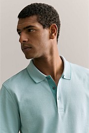 Mercerised Cotton Pique Tipped Polo