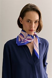 Silk Floral Neckerchief