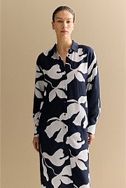 Palm Relaxed Longline Shirt Dress