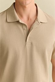 Cotton Jacquard Polo